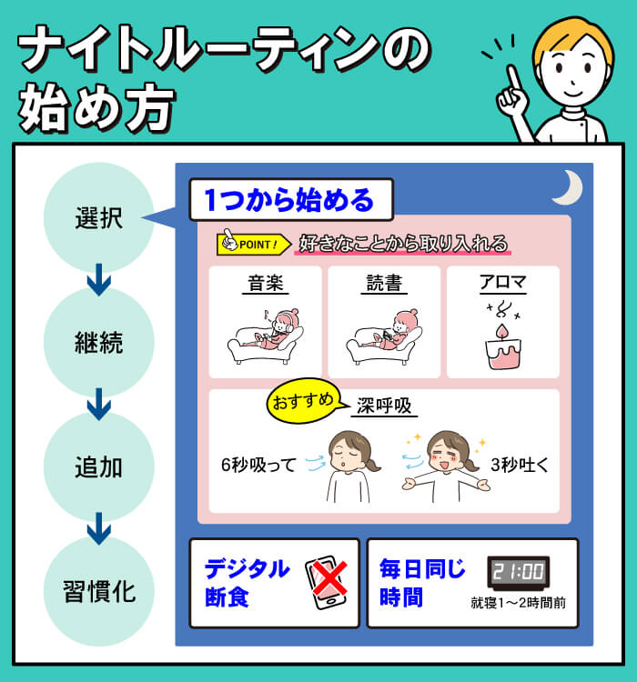 ナイトルーティンの始め方